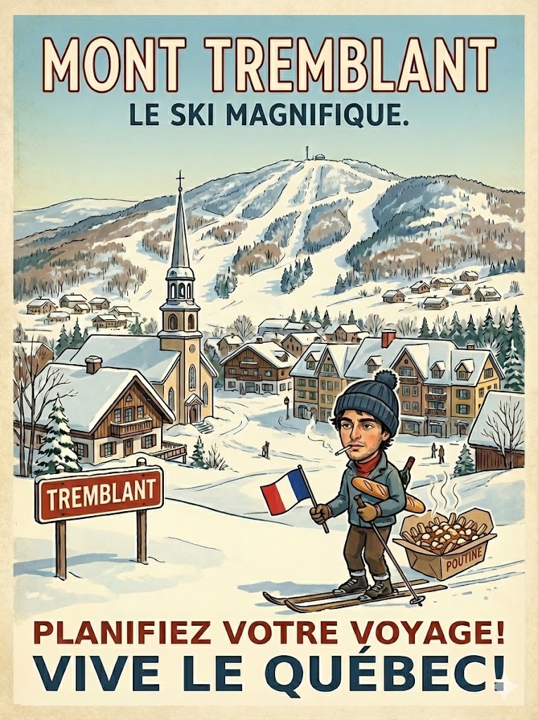 Tremblant Ski Mascot